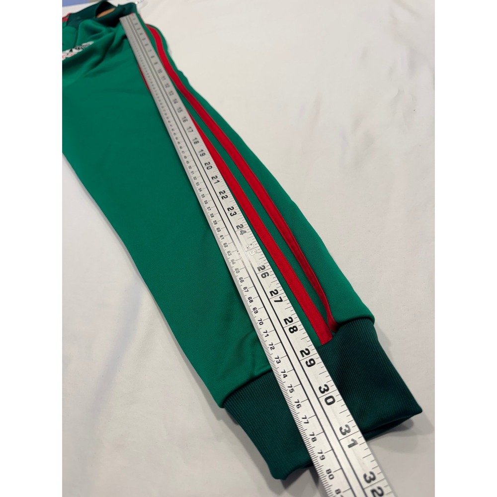 Adidas Mexico Track Jacket Soccer National Team FMF Large Green Red Excellent - Picture 7 of 11